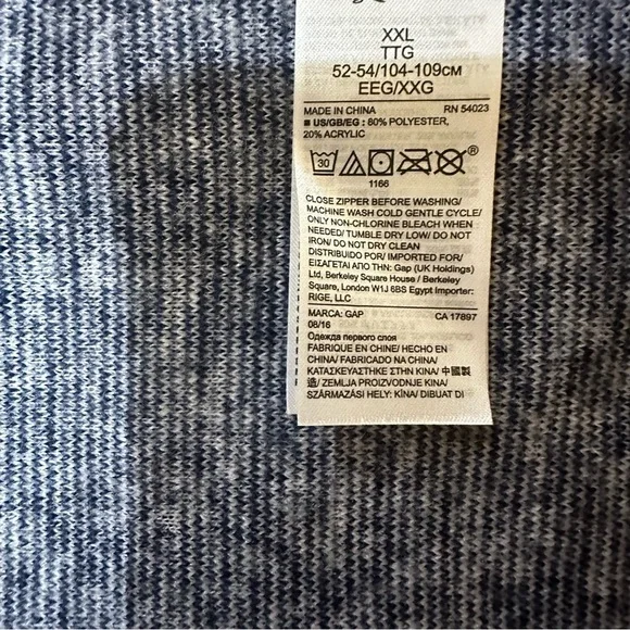 Gap Men’s Fleece Jacket - Picture 8 of 8